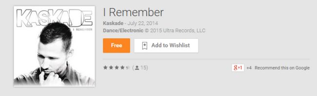 Fotografía - [Alerta Trato], necesita descargar el álbum 'I Remember' Por Kaskade libre en Google Play
